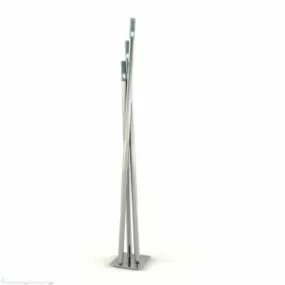 Floor Lamp Columns Twist 3d model