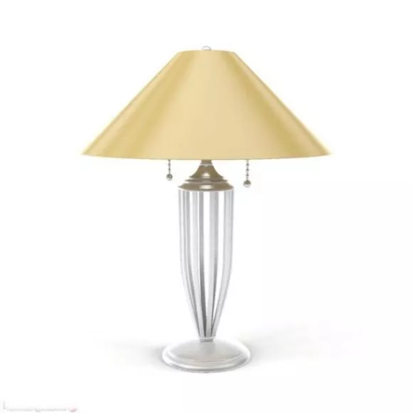 Hotel Vintage Table Lamp Yellow Shade 3d model Hotel Vintage Table Lamp Yellow Shade 3d model