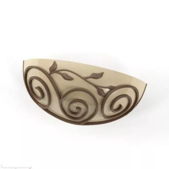 Antique Floral Wall Lamp 3d model Antique Floral Wall Lamp 3d model