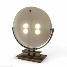 Art Circle Decoration Table Lamp 3d model