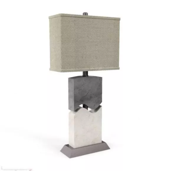 Rectangular Shade Hotel Table Lamp 3d model Rectangular Shade Hotel Table Lamp 3d model