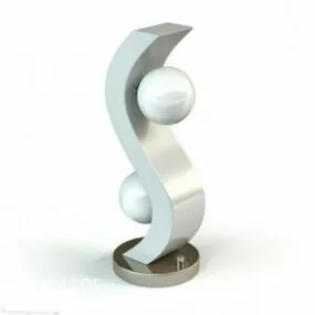 Modern Table Lamp S Shaped 3d model