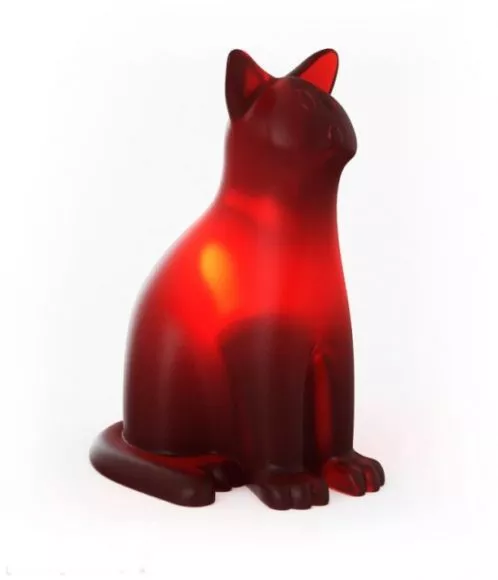 Table Lamp Cat Shaped 3d model Table Lamp Cat Shaped 3d model