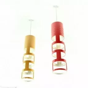 Colorful Kitchen Pendant Lamp 3d model