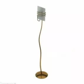 Table Lamp Curved Shaped 3d model