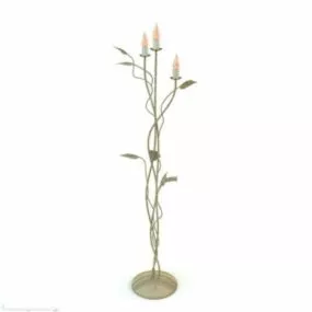 Candle Floor Lamp 3d model