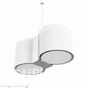 Pendant Lamp Double Shade 3d model