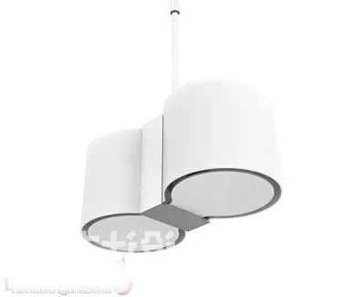 Pendant Lamp Double Shade 3d model Pendant Lamp Double Shade 3d model