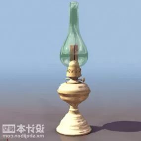 Asian Old Table Lamp 3d model
