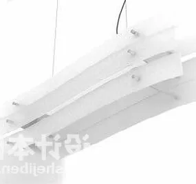 Pendant Lamp Louver Shade 3d model