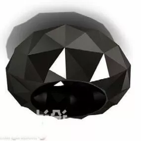 Pendant Lamp Diamond Shaped 3d model