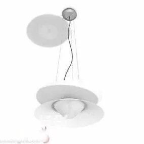 Pendant Lamp White Shade 3d model
