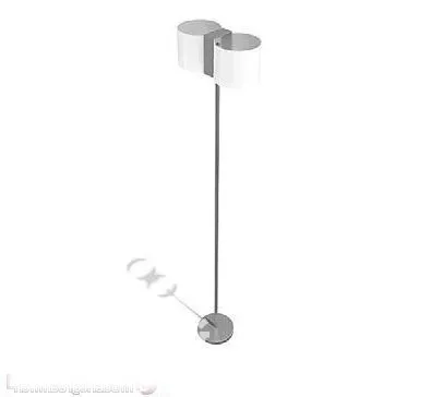 Table Lamp Two Cylinder Shade 3d model Table Lamp Two Cylinder Shade 3d model
