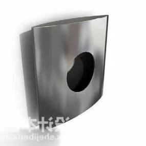 Wall Lamp Steel Shade 3d model