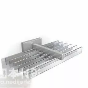 Wall Lamp Glass Bar Shaped 3d model