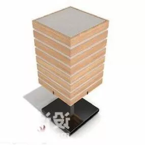 Table Lamp Rectangular Shaped 3d model