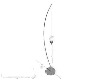 Floor Lamp Curved Shaped 3d model Floor Lamp Curved Shaped 3d model