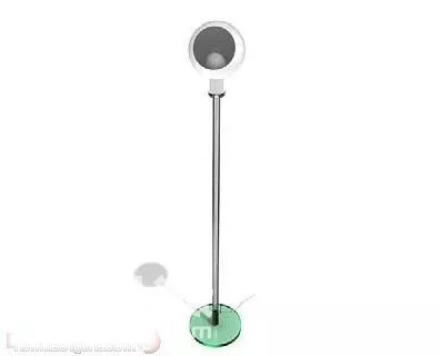 Floor Lamp Circle Shade 3d model Floor Lamp Circle Shade 3d model
