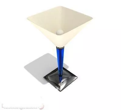 Table Lamp Modern Beige Shade 3d model Table Lamp Modern Beige Shade 3d model