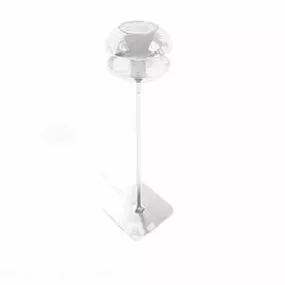 Floor Lamp Glass Shade Design 3d model