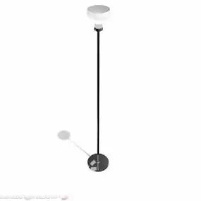 Simple Floor Lamp Iron Base 3d model