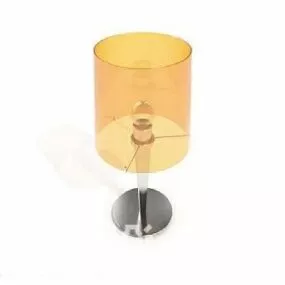Yellow Table Lamp Cylinder Shade 3d model