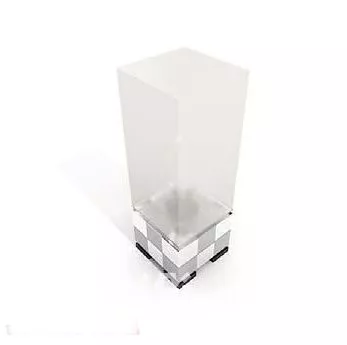 Table Lamp White Rectangular Shade 3d model Table Lamp White Rectangular Shade 3d model