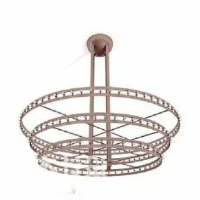 Chandelier Circles Shaped 3d model