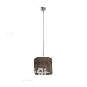 Pendant Lamp Brown Shade 3d model