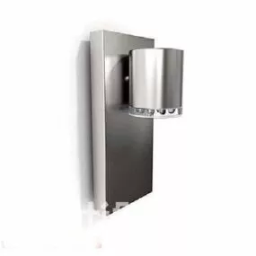 Wall Lamp Chrome Material 3d model
