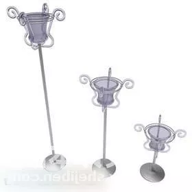 Floor Lamp Iron Stand 3d model