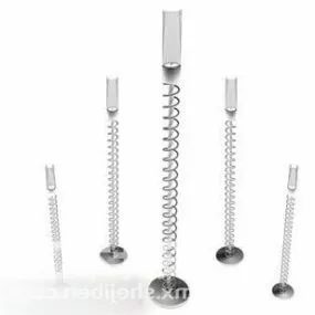 Candle Lamp Springs Stand 3d model