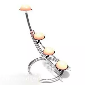 Blue Table Lamp 3d model