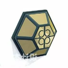 Chinese Wall Lamp Antique Fixture 3d model