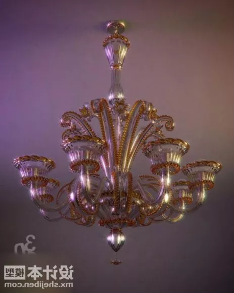 Luster Bellart Curved Shaped 3d model