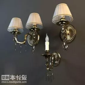 Classic Wall Lamp Fixture 3d model