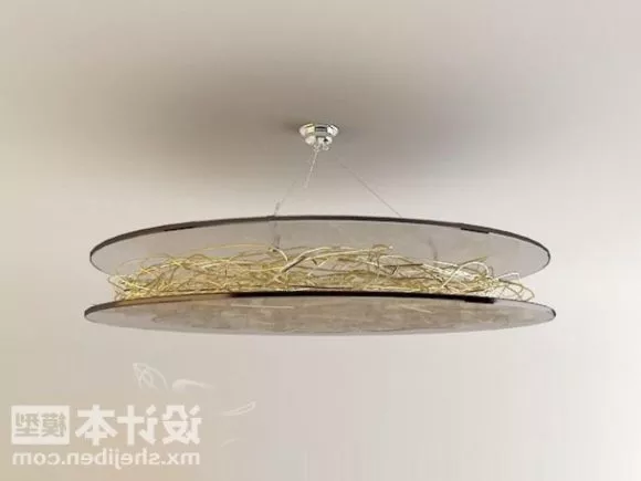 Victorian Ceiling Chandelier 3d model