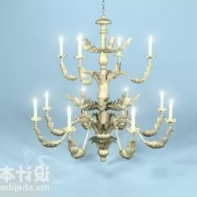 Chandelier Candle Lighting 3d model