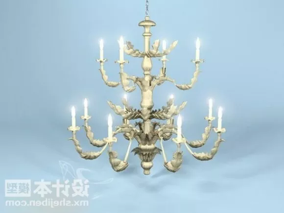 Modern Luster Lamp Secto 3d model