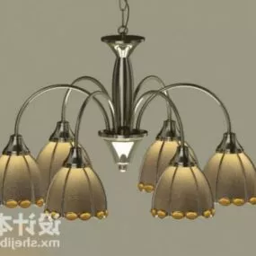 Hotel Chandelier Classic Style 3d model