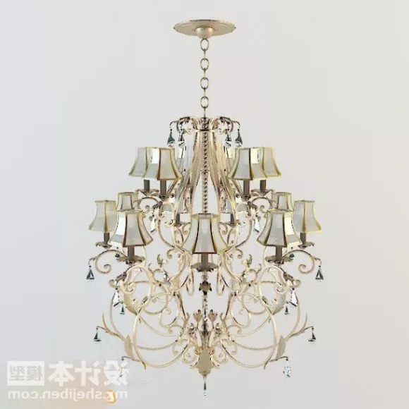 Crystal Chandelier Masieror 3d model
