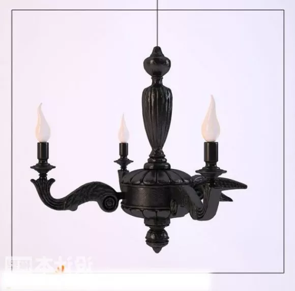 Table Crystal Chandelier 3d model