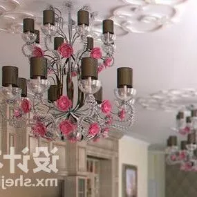 Wedding Hall Chandelier 3d model