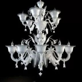 Crystal Lamp Fixture 3d model