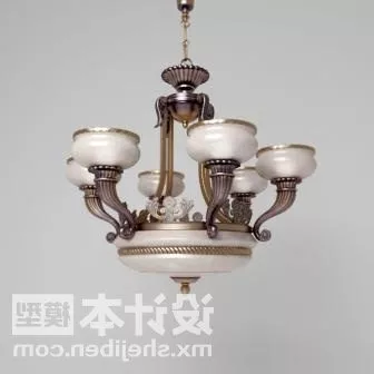 Classic Pool Table Lights 3d model