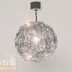 Contemporary Pendant Lamp Nest Shaped 3d model