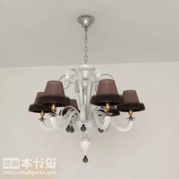 Ceiling Lamp Cake Shade 3d model
