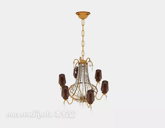 Stainless Steel Vintage Lerosene Lamp 3d model