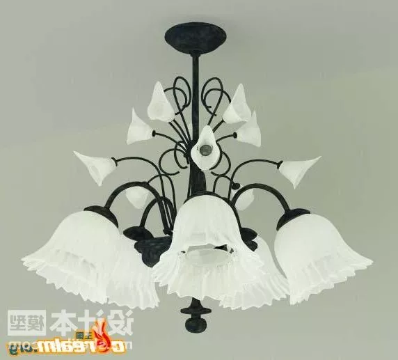 Contemporary Black Table Lamp 3d model