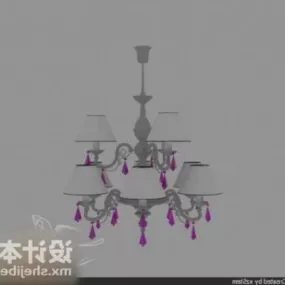 European Chandelier Classic 3d model